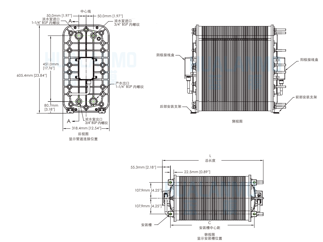 西门子LX-HI 热水消毒EDI模块尺寸图.png